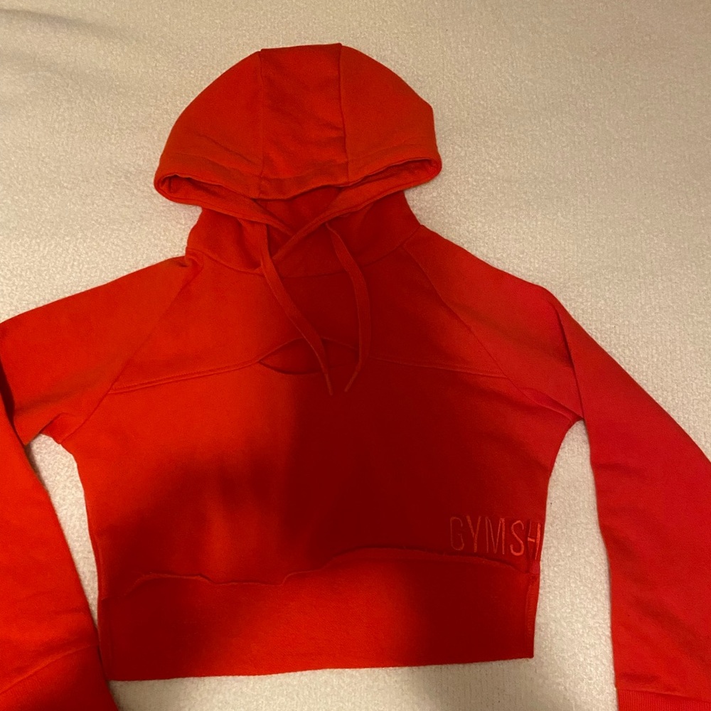 Gym Shark cropped hoodie
